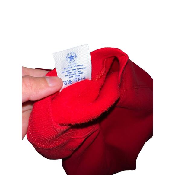 Pannill 90s Red Sweatshirt - Basic, Good Condition - Picture 5 of 8